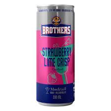 Brothers strawberry Lime crisp -330mls