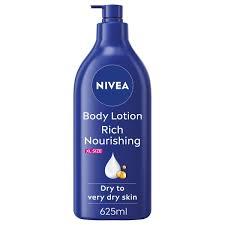 nivea rich nourishing body lotion -  625mls