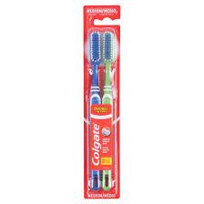 Colgate double action twin pack toothbrushes - 2s
