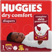 Huggies dry comfort - 44s size4  8-16kg