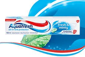 Aquafresh fresh and minty toothpaste -100mls
