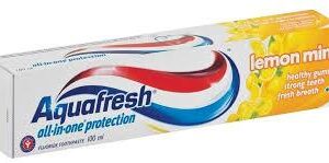 Aquafresh lemon and mint toothpaste -100mls