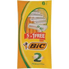 BiC Razor sensitive pouch 6s shavers