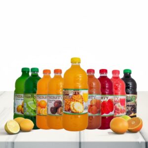 Thirsty squash juice - Orange/Granadilla/Pineapple/Strawberry - 2L