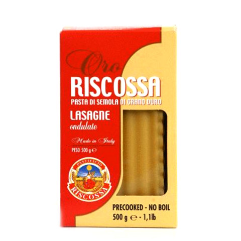 RISCOSSA Lasagna ondulata precotta 500g - 12pack